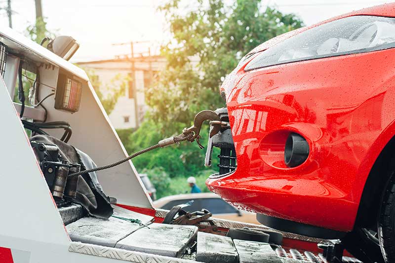 Professional towing equipment ready for service